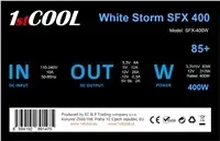 Блок питания 1stCOOL Zdroj White Storm SFX 400 Photo 2