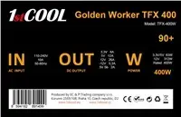 Блок питания 1stCOOL Zdroj Golden Worker TFX 400 Photo 2