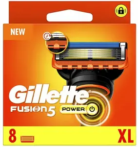Replacement Razor Blades Gillette Fusion Power — pack of 8 compatible cartridges