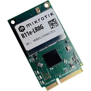 Сетевой адаптер MikroTik R11e-LR8G 8 ГГц 802.11ac PCIe половинного форм‑фактора