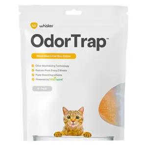 Automatic cat litter sifter WHISKER Litter-Robot 4 OdorTrap replacement 6-pack for odor control