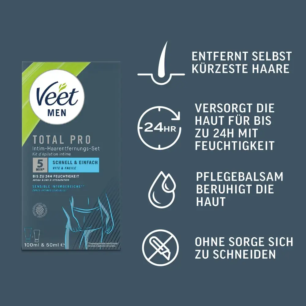 Veet Men Total Pro — набор для интимной депиляции Photo 5