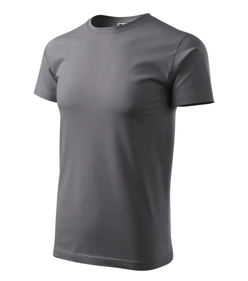 T-krekls MALFINI Basic 129 — vīriešu tērauda pelēks Photo 3