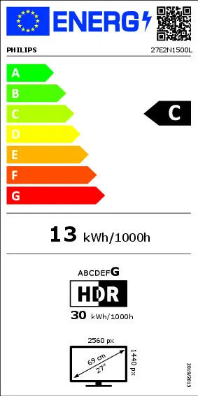 Компьютерный монитор Philips 1000 series 27E2N1500L/00 Photo 23