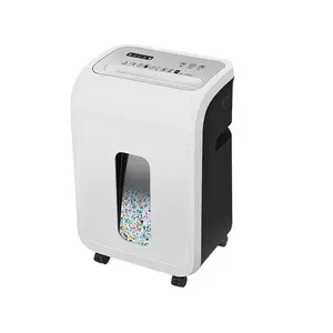 Office document shredder TRACER TRANIS47633 White — 4x12 mm cross-cut, 14-sheet capacity, 20 L basket