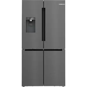 Bosch Serie 6 KFI96AXEA Side-by-Side Refrigerator 574L Black Stainless Steel