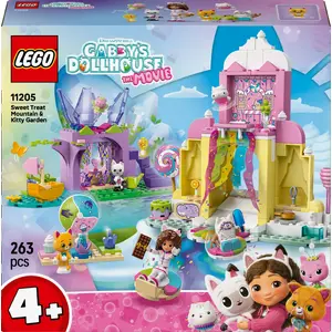Construction toy LEGO Icing Mountain and Kitten Garden set 11205 — 263 pieces, 3 minifigures, age 4+
