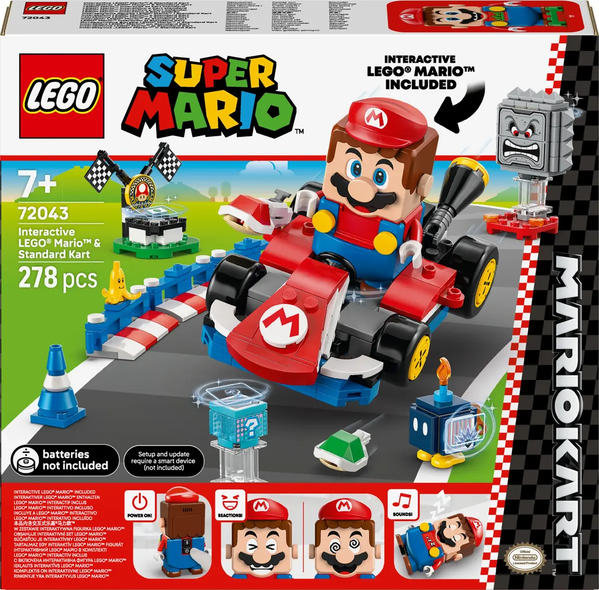 LEGO Super Mario 72043 Interaktīvais Mario Kart Photo 2