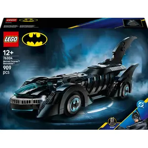LEGO construction set DC Super Heroes Batman Forever Batmobile 76304 — 909 pieces, 1 minifigure, recommended age 12+