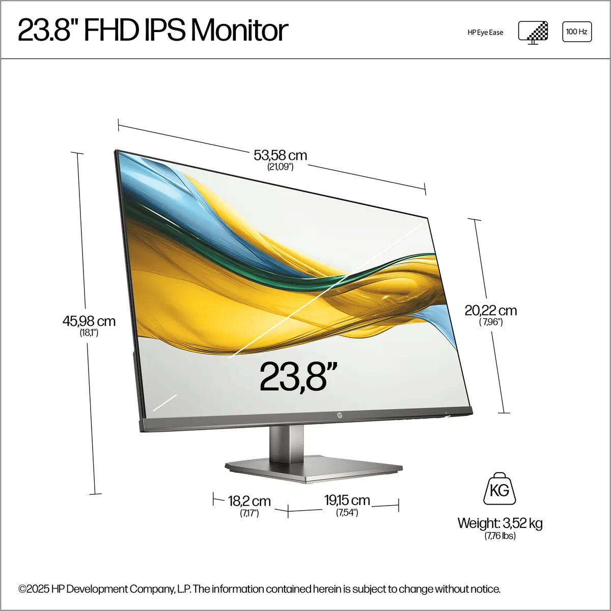 HP Series 5 524da 23.8 collu Full HD monitors Photo 4
