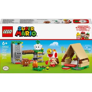 Construction toy LEGO Captain Toad's Camp set 72040 with interactive Super Mario features