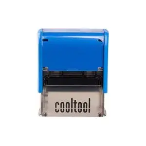 Self-inking stamp WEDO Imprint 8912 — 5-line, black ink