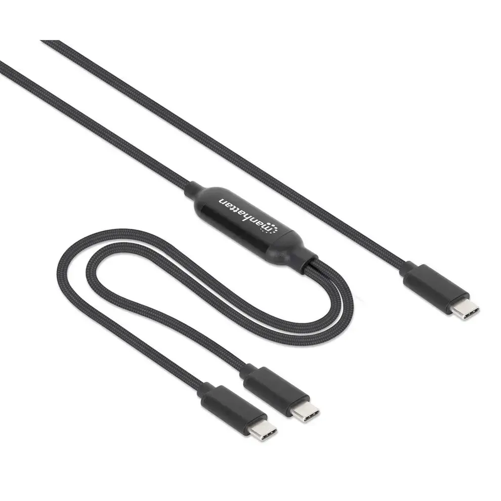 Кабель для зарядки Manhattan Dual USB-C 100Вт Photo 3