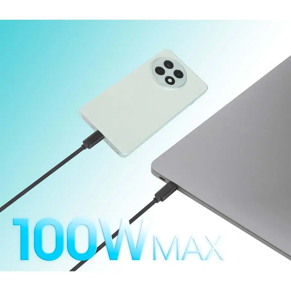 Кабель для зарядки Manhattan Dual USB-C 100Вт Photo 7