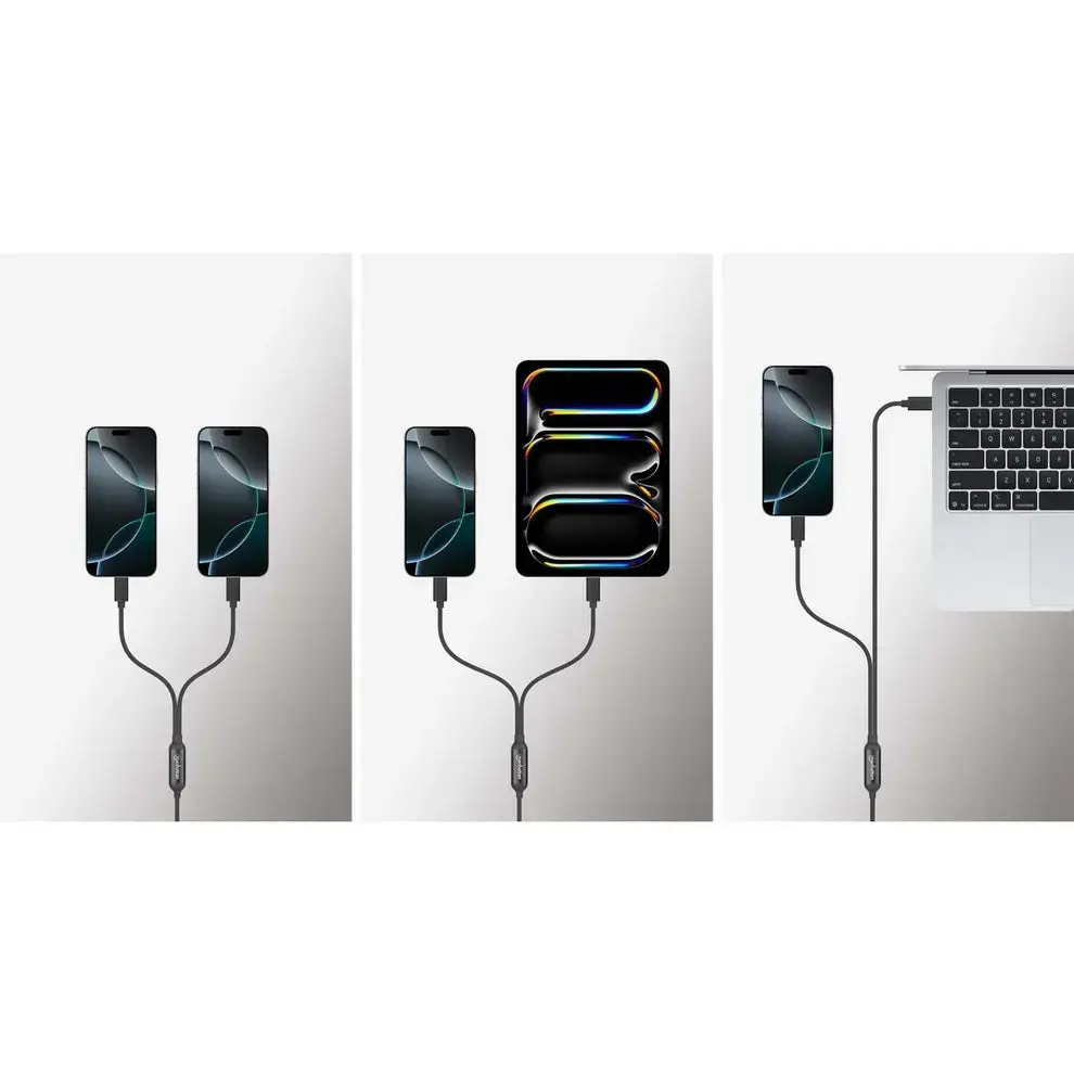 Кабель для зарядки Manhattan Dual USB-C 100Вт Photo 8