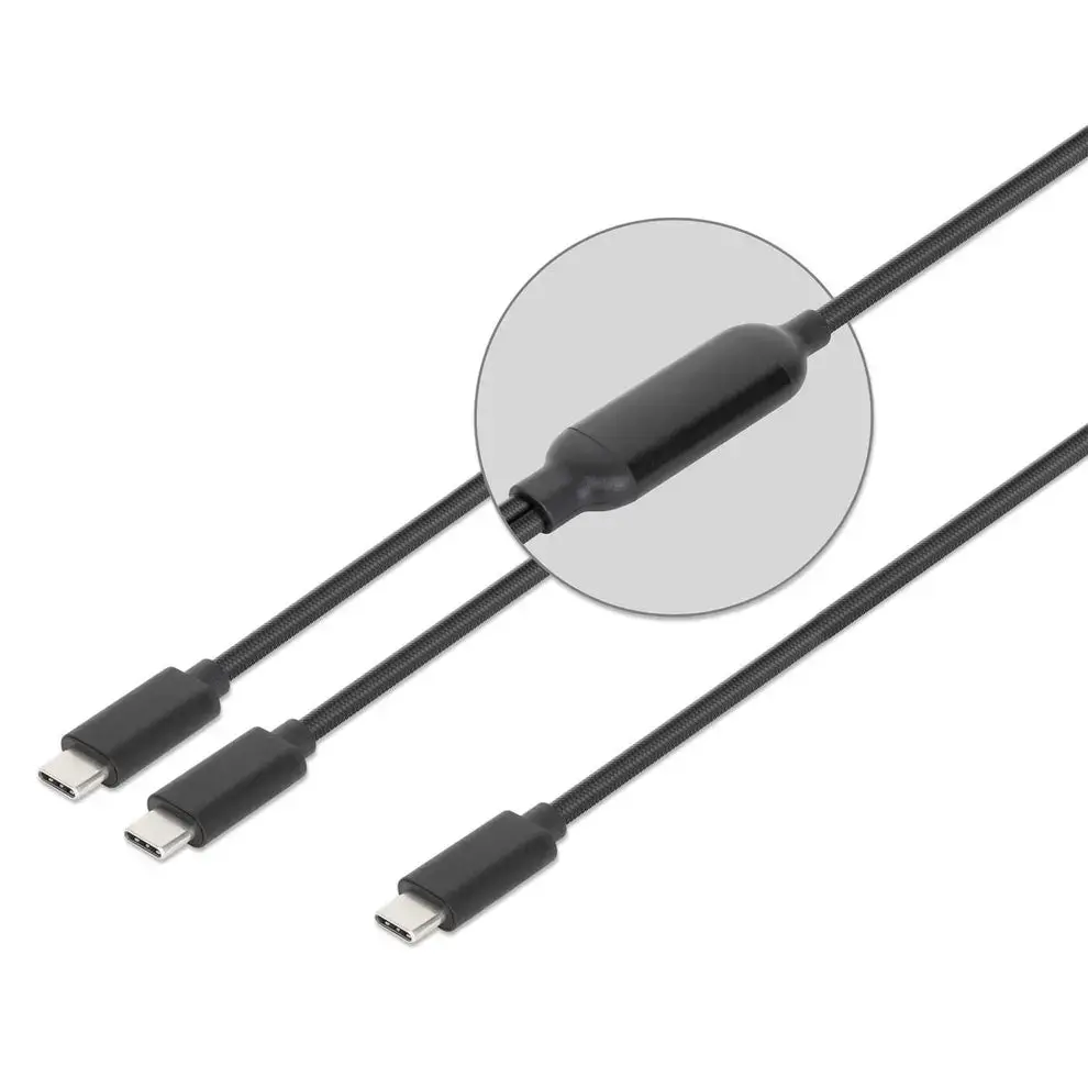 Кабель для зарядки Manhattan Dual USB-C 100Вт Photo 10