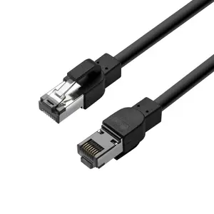 Lanview LVN6075SOUT Networking Cable Black 75 m Cat6a S/FTP RJ-45 Round