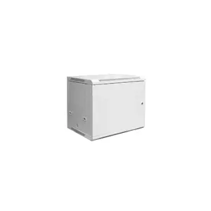 Wall mounted rack cabinet Allied Telesis DN-W19 12U light grey, 12U mounting height, wall-mount design