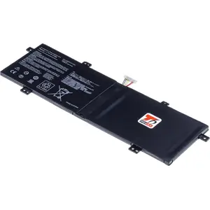 Аккумулятор t6 power для Asus ZenBook 14 UX431 — 6150 мА·ч, 47 Вт·ч, сменный батарейный блок