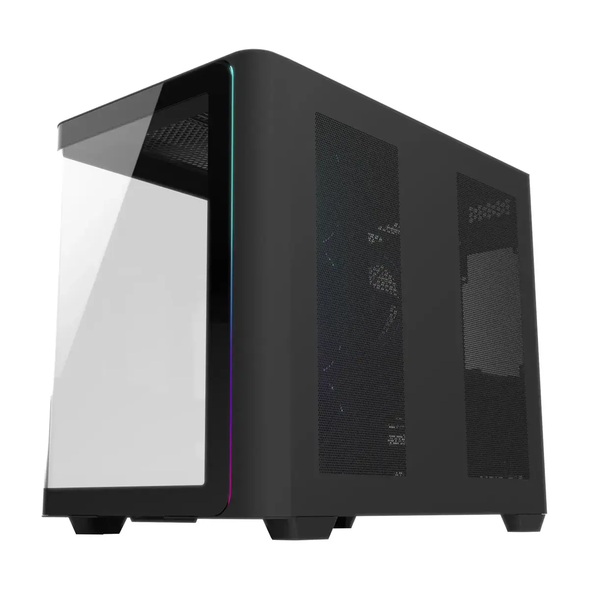 Datora korpuss FSP M580-BP Plus Midi Tower melns ARGB Photo 3