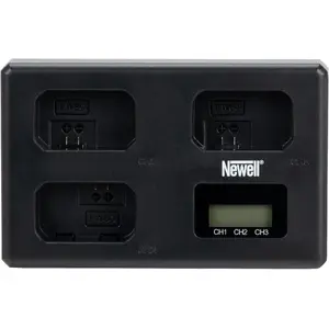 Battery charger Newell TT-USB-C for 3× Sony NP-FW50 batteries, USB-C powered