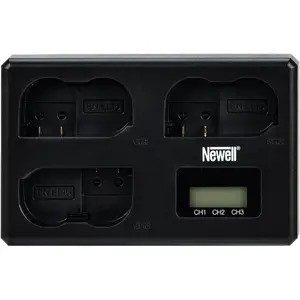 Зарядное устройство Newell TT-USB-C для аккумуляторов Nikon EN-EL15, заряд до 3 батарей, питание USB-C