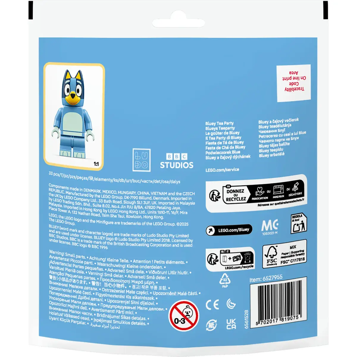 LEGO конструктор Bluey's Tea Party polybag 30687 Photo 3