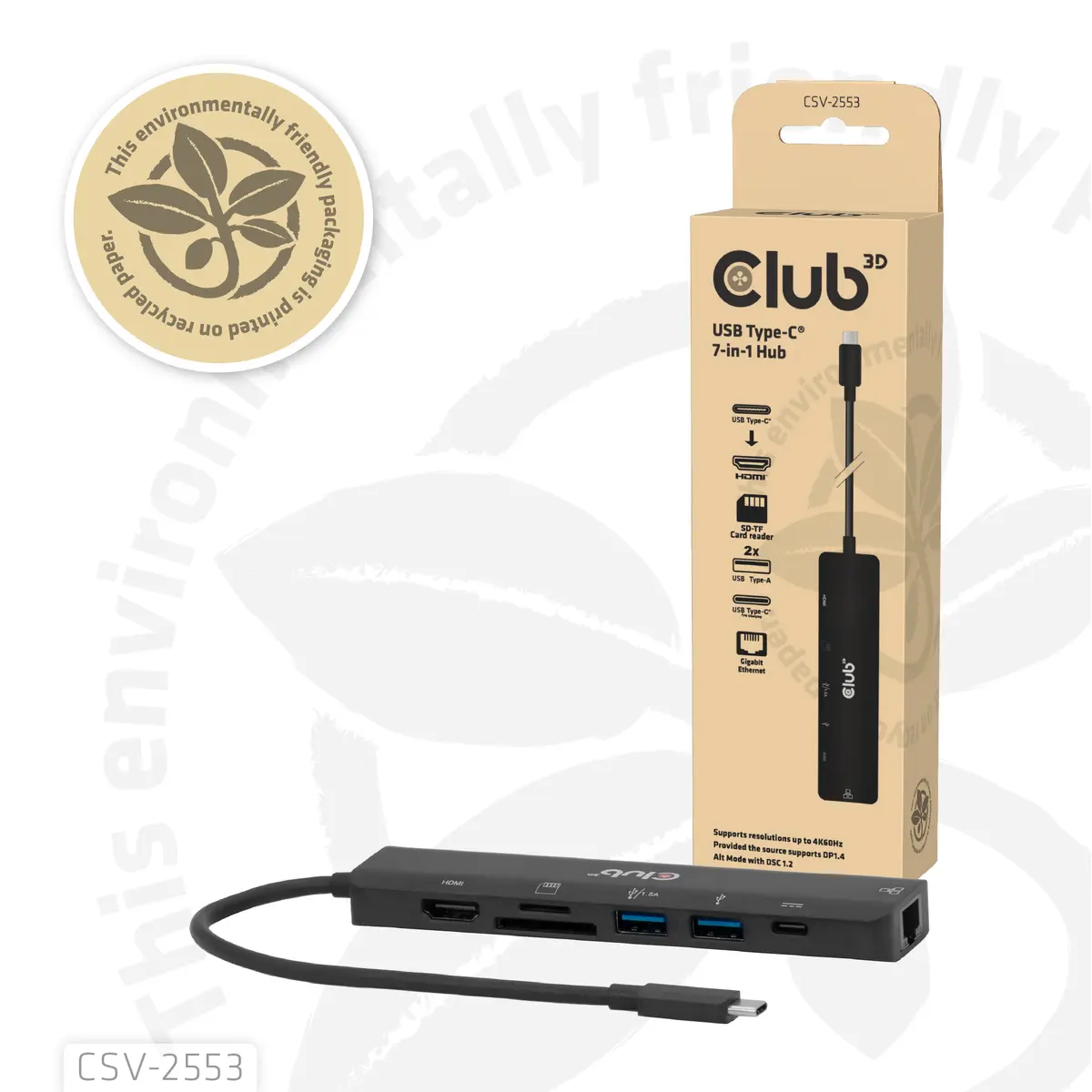 Club 3D CSV-2553 7-in-1 USB Type-C Hub Photo 7