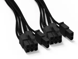 be quiet! CP-6620 0.6 m Power Cable with 2 x PCI-E 6+2 pin Connectors Male