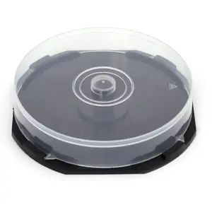 PLATINET CD kaste Omega priekš 10 diskiem, ar caurspīdīgu vāku, kompakts galda organizers