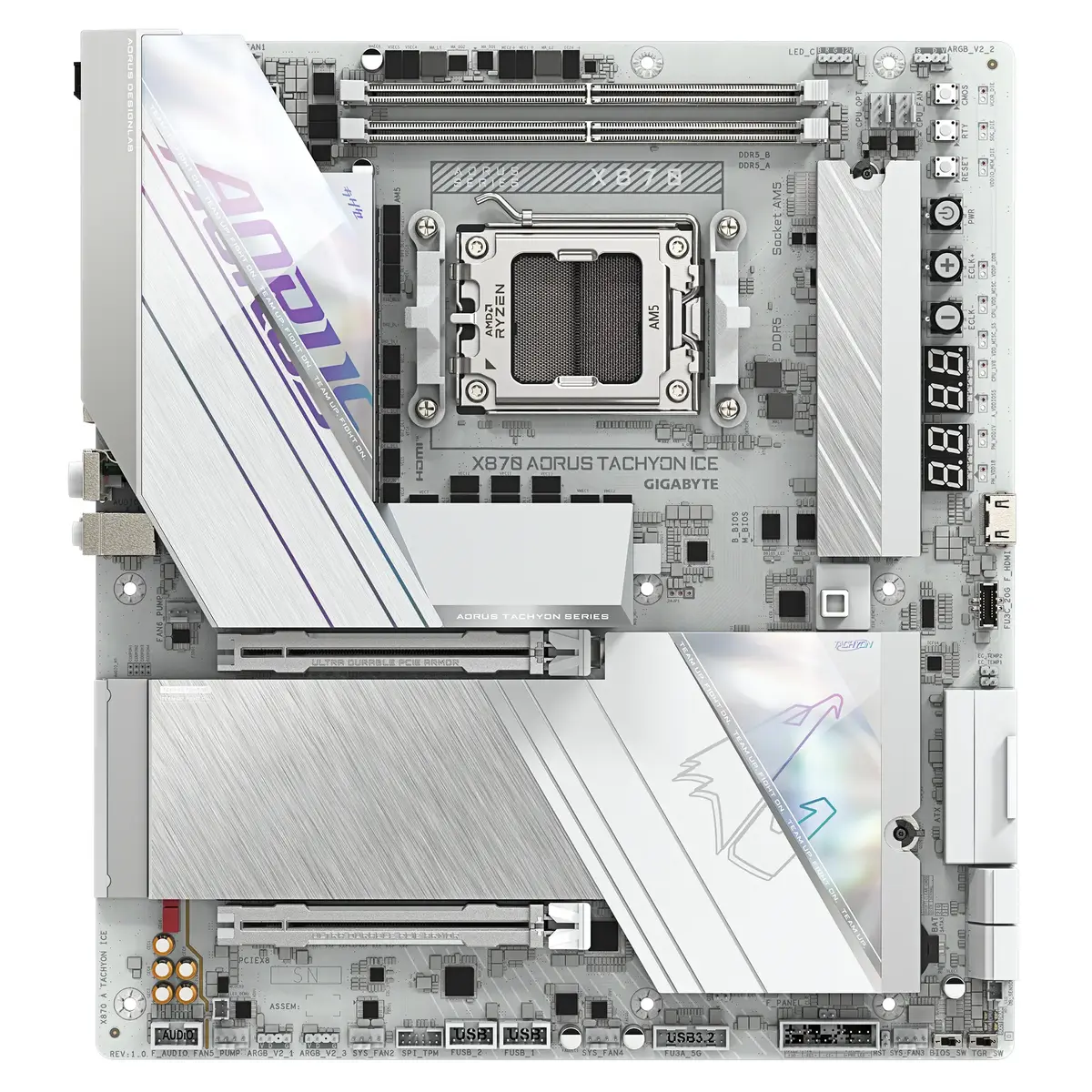Mātesplate GIGABYTE X870 AORUS TACHYON ICE Photo 2