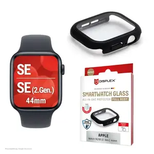 Screen protector full-body for Apple Watch SE (2) 44mm, e.v.i. model 02139, black