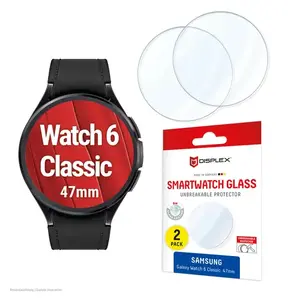 Screen protector e.v.i. for Samsung Galaxy Watch6 Classic 47mm — tempered glass