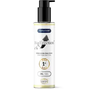 Intīmā želeja Medica Group BIG ERECTION 150 ml — lokāla želeja erekcijas stiprināšanai