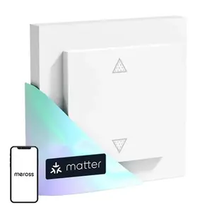 Wi‑Fi выключатель для рулонных штор Meross MRS105MA‑EU с поддержкой Matter