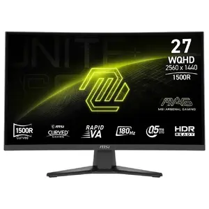 Monitors MSI MAG 275CQFDE E18 27" Wide Quad HD 2560 x 1440