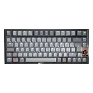 Mechanical keyboard Cherry KW 300 MX 75% QWERTZ German — USB + Bluetooth, LED backlight, Black/Copper/Grey