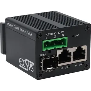 Tīkla slēdzis Exsys EX-62010POE-SFP PoE+ nevadāms 1 Gbps ar 2 SFP portiem