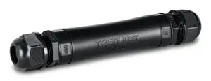 PoE+ адаптер TRENDnet TI-OE110 Gigabit Ethernet, 10/100/1000 Мбит/с, черный, промышленный влагозащищенный