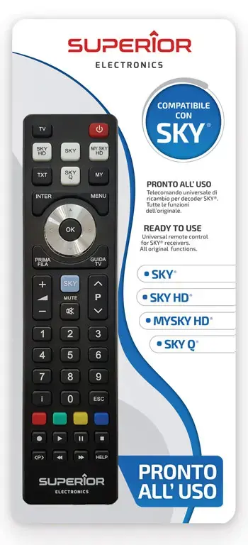 Superior Electronics SUPTRB027 Remote Control for Sky Photo 2