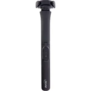 Selfie stick tripod InLine 48091 with Bluetooth remote control — extendable smartphone holder