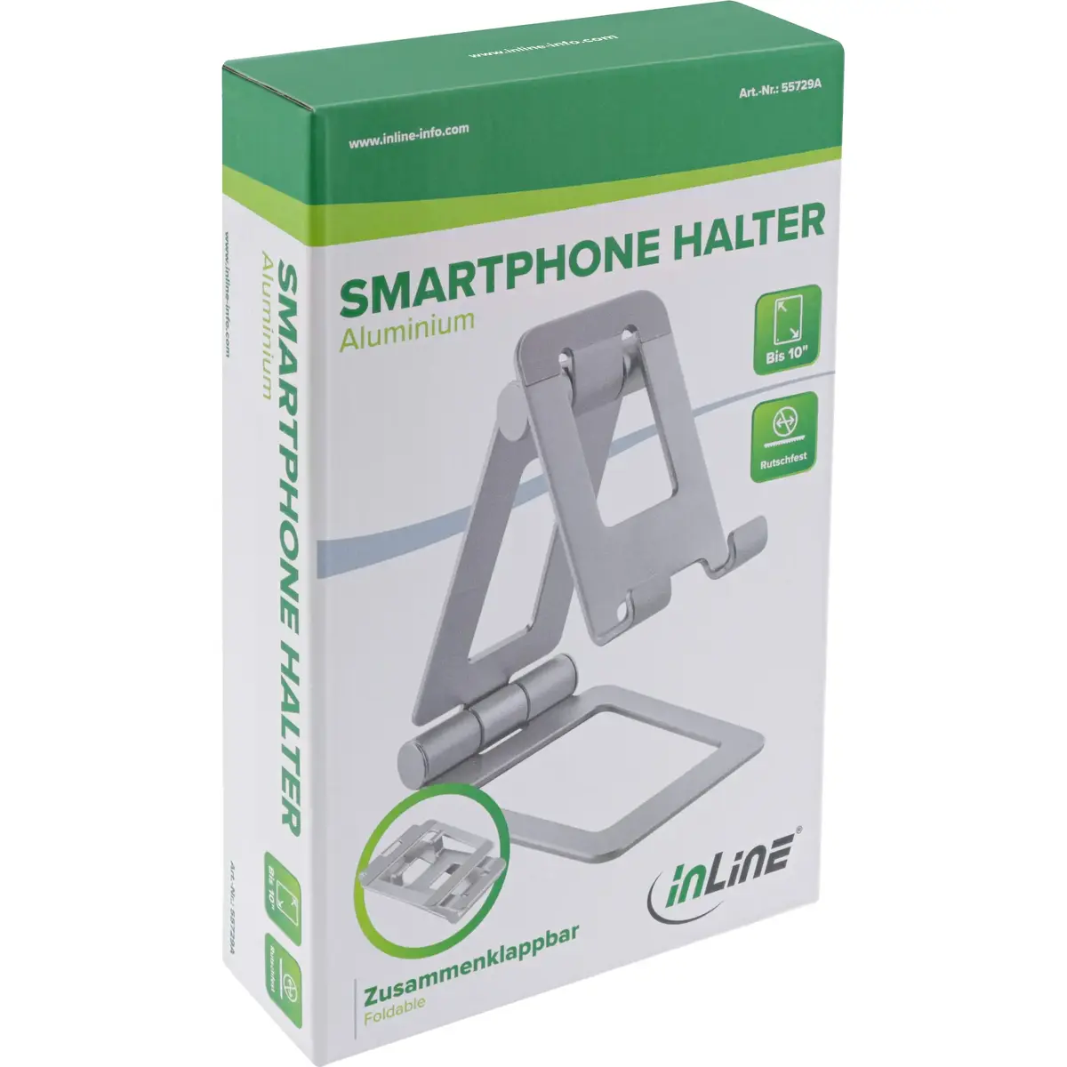 InLine 55729A Aluminium Smartphone and Tablet Holder Photo 8