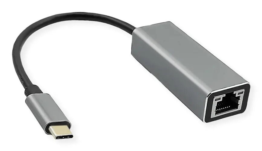 ROLINE 12.02.1113 адаптер USB-C в RJ-45 Photo 1
