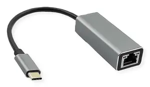Ethernet pārveidotājs ROLINE 12.02.1113 USB3.2 Gen2 Type-C 5 Gigabit adapters