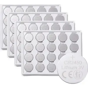Литиевая таблеточная батарея Voltcraft CR2450 3 В 580 mAh — упаковка 40 шт. (VC-16865930)