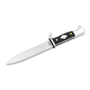 Нож History Knife & Tool German Scout Knife 02HY004 с фиксированным клинком из нержавеющей стали