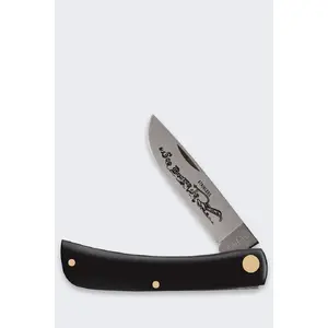 Case Sod Buster Jr SS Black Pocket Knife with Stainless Steel Blade 00095