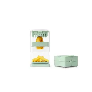 Овощечистка BRABANTIA Tasty+ Jade Green 145421 — для картофеля, эргономичная ручка, лезвие из нержавеющей стали
