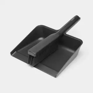 Dustpan and Brush Set BRABANTIA 234163 — Grey, 240×90×330 mm