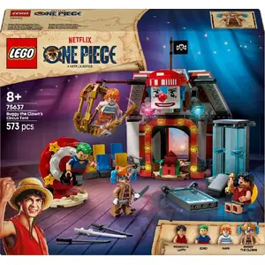 LEGO Bricks playset Buggy the Clown's Circus Tent 75637 — 573 pieces, 4 minifigures, age 8+